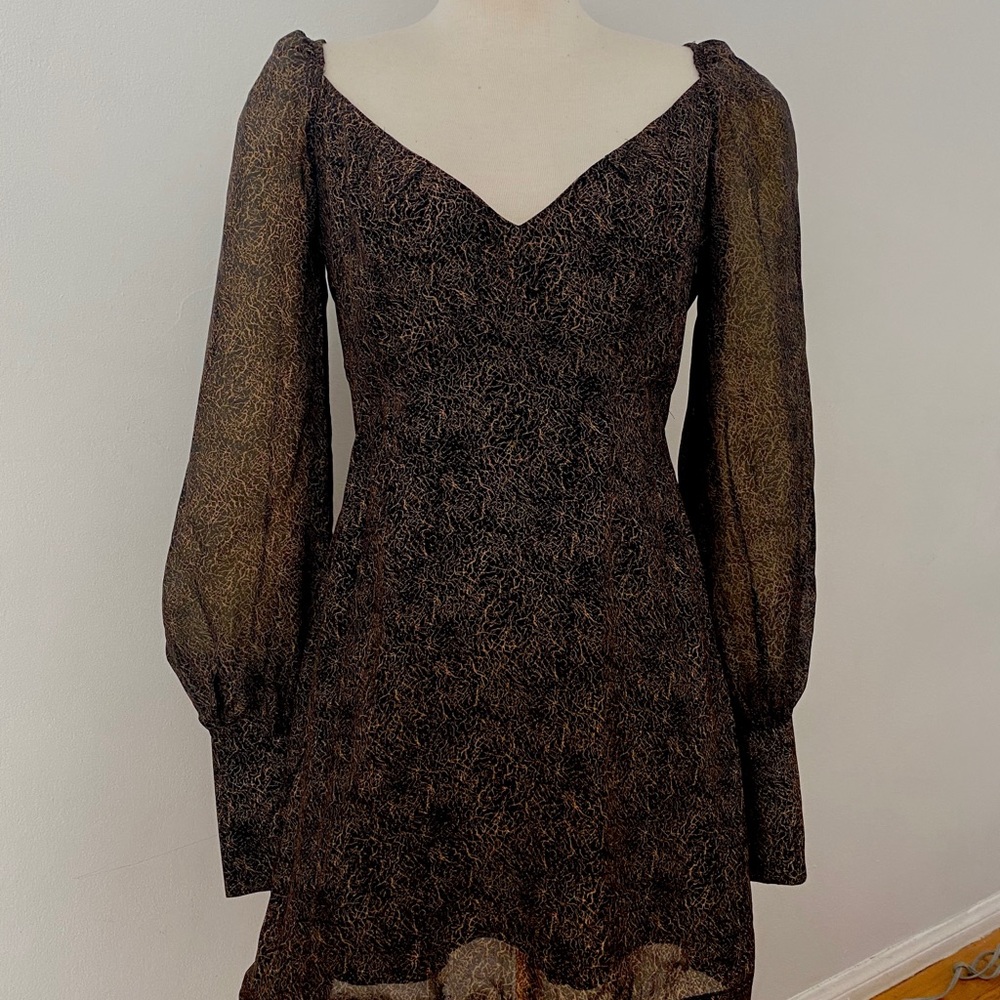 Marciano rate black mini dress size 6
